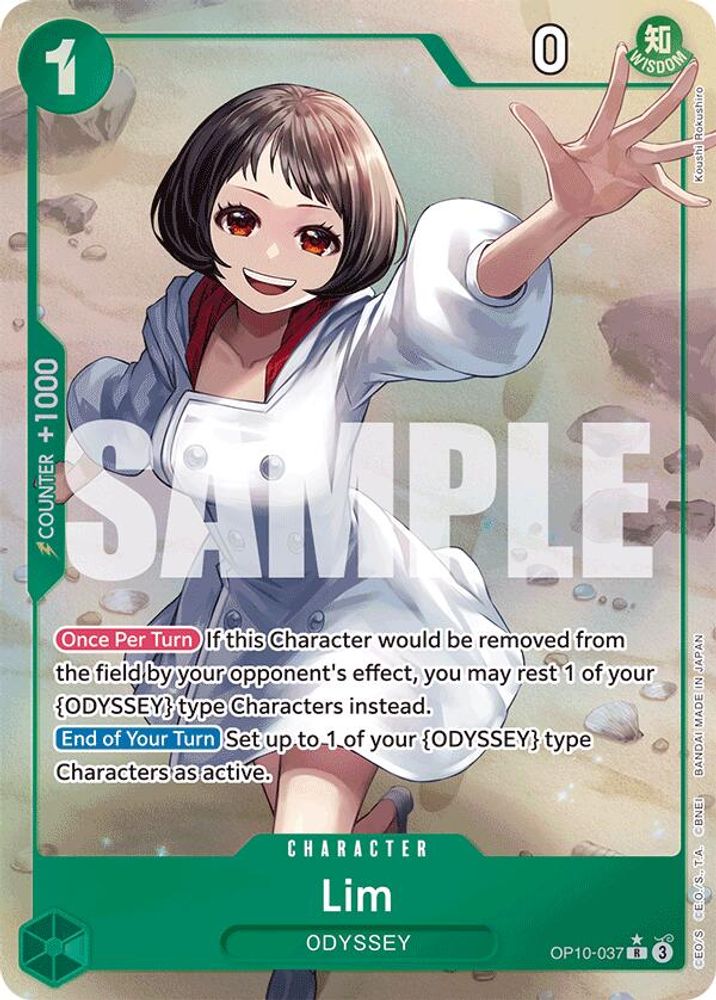 [ALTERNATE ART] Lim (Parallel)  (OP10-037) R★ - One Piece Royal Blood