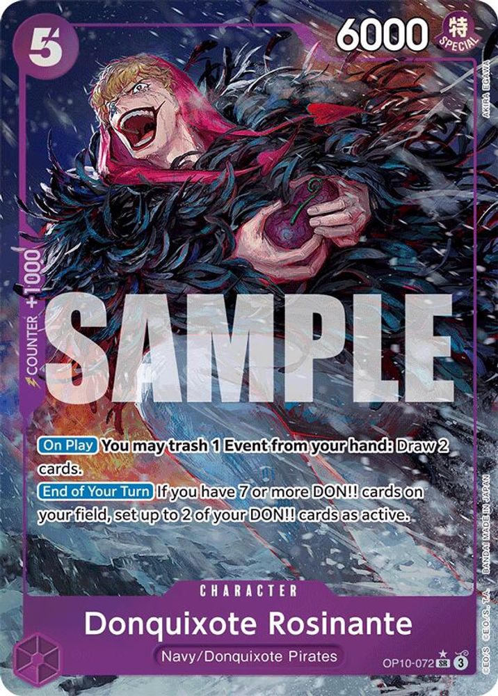 [ALTERNATE ART] Donquixote Rosinante (Parallel)  (OP10-072) SR★ - One Piece Royal Blood
