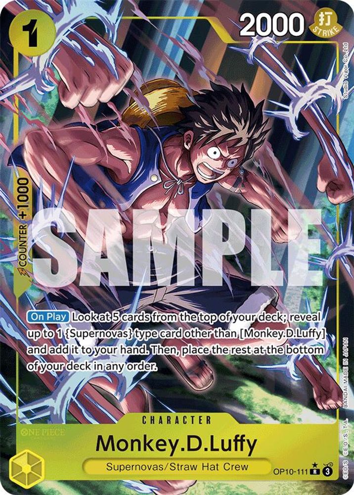 [ALTERNATE ART] Monkey.D.Luffy (111) (Parallel)  (OP10-111) R★ - One Piece Royal Blood
