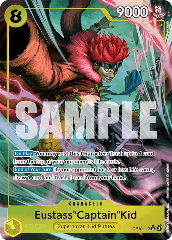 [ALTERNATE ART] Eustass"Captain"Kid (112) (Parallel)  (OP10-112) SR★ - One Piece Royal Blood