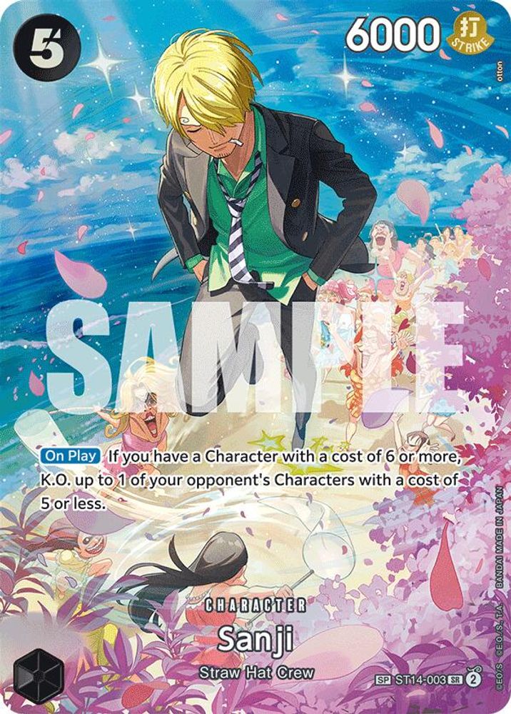 Sanji (SP) (ST14-003) Super Rare - One Piece Royal Blood