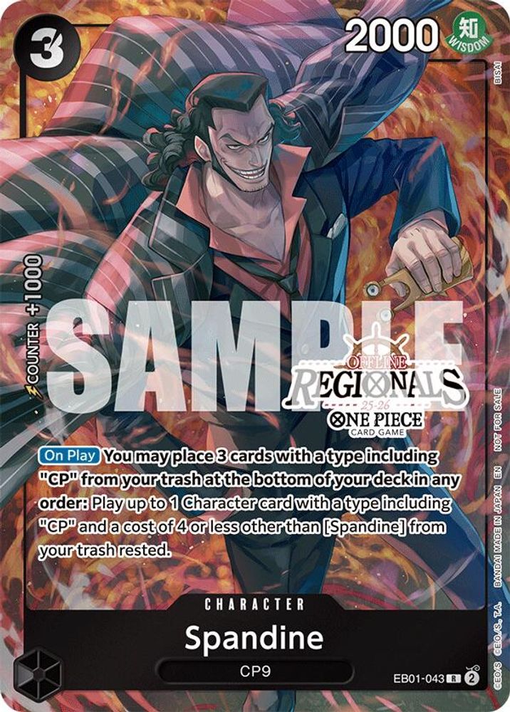 Spandine - EB01-043 - One Piece Offline Regional Participation Pack 25-26 Vol.1 Promo