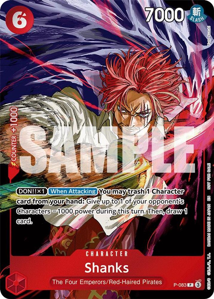 Shanks - P-083 - One Piece Event Pack Vol. 6 Promo