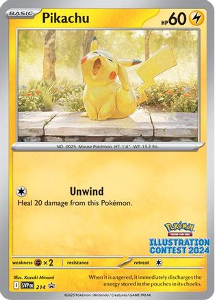 Pikachu - SVP 214 - Pokemon SV Scarlet & Violet Promo