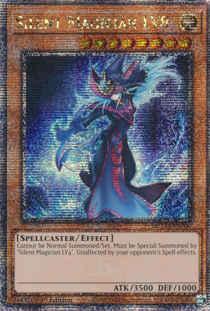 [QUARTER CENTURY RARE] Silent Magician LV8 - (MZTM-EN000) - 1st Edition