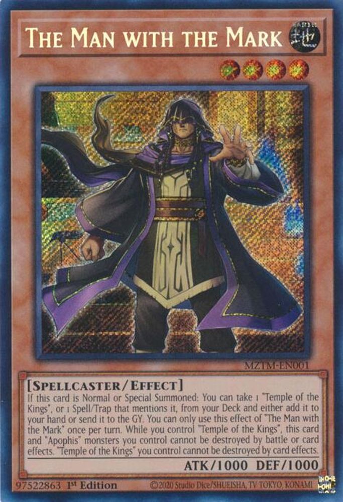 The Man with the Mark - (MZTM-EN001) - Secret Rare 1st Edition