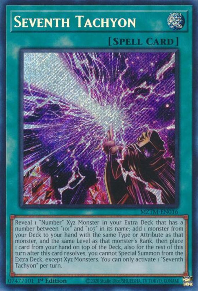 Seventh Tachyon - (MZTM-EN016) - Secret Rare 1st Edition