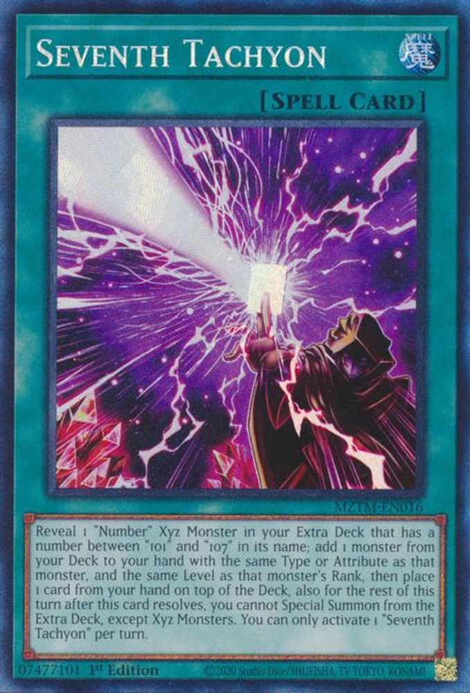 [COLLECTOR RARE] Seventh Tachyon (CR) - (MZTM-EN016) - 1st Edition
