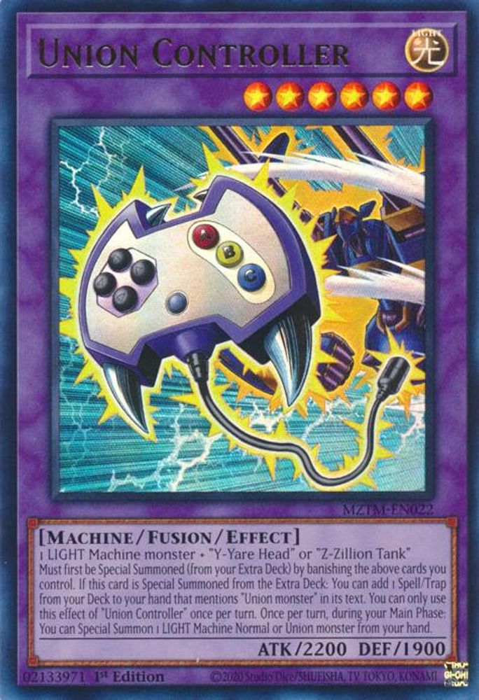 Union Controller - (MZTM-EN022) - Ultra Rare 1st Edition