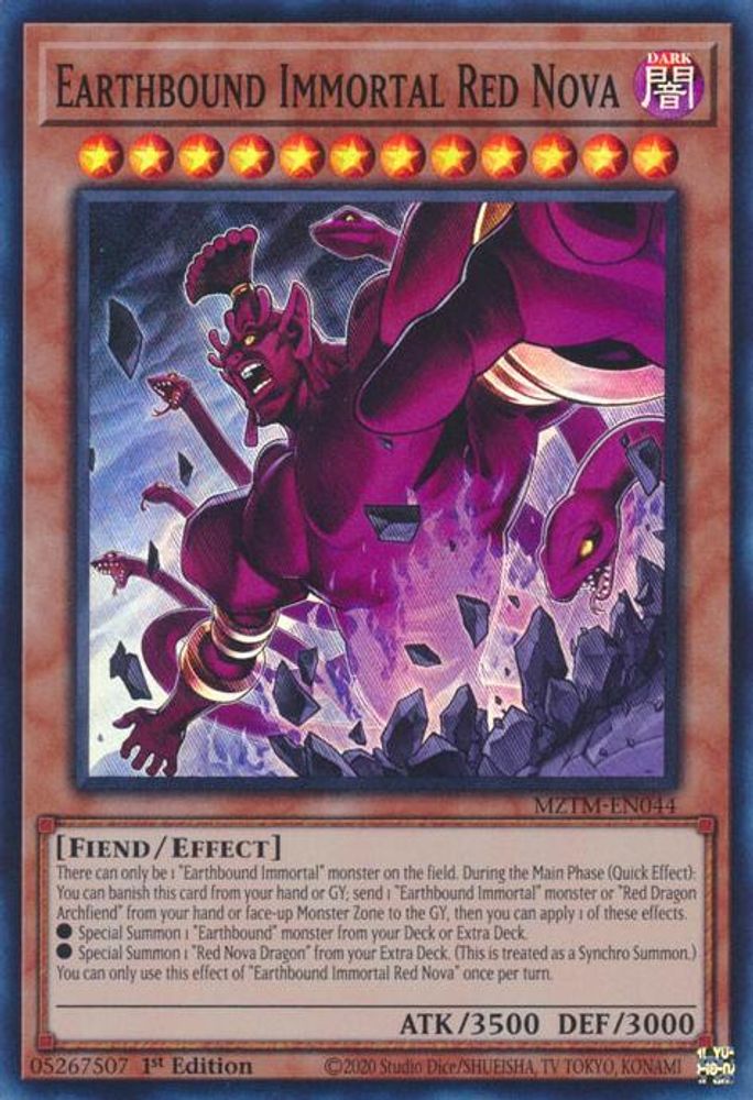 Earthbound Immortal Red Nova - (MZTM-EN044) - Super Rare 1st Edition