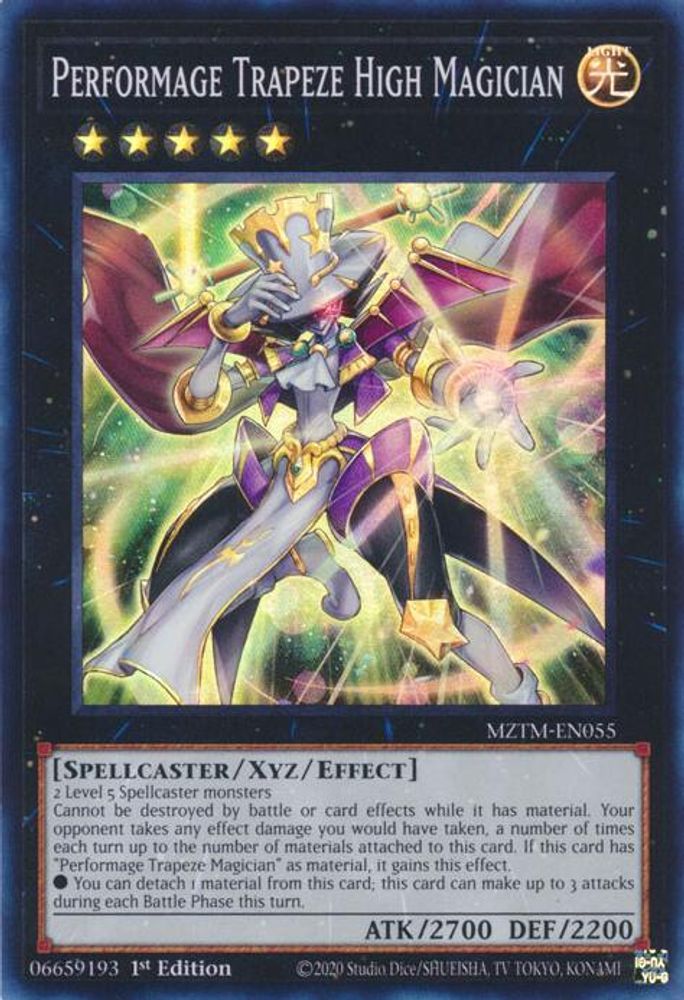 Performage Trapeze High Magician - (MZTM-EN055) - Super Rare 1st Edition