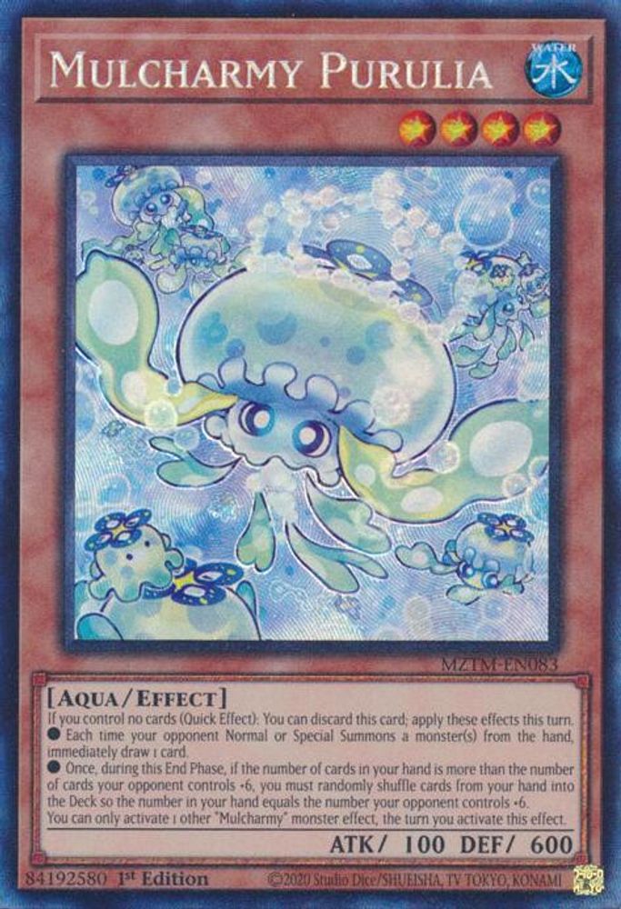 [COLLECTOR RARE] Mulcharmy Purulia (CR) - (MZTM-EN083) - 1st Edition
