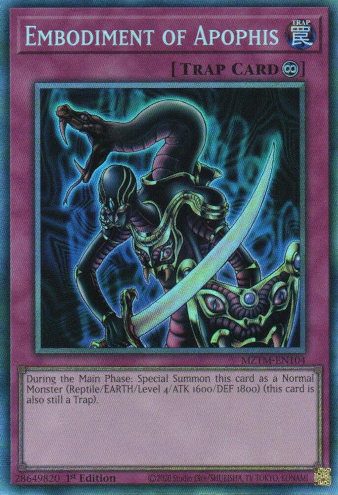 [COLLECTOR RARE] Embodiment of Apophis (CR) - (MZTM-EN104) - 1st Edition