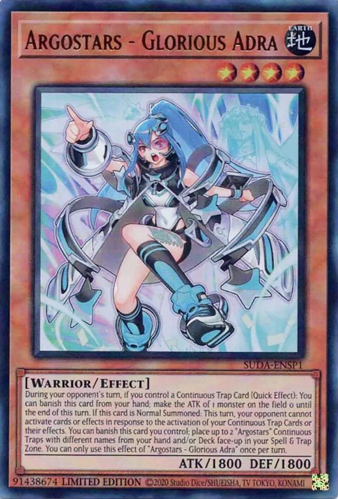 Argostars - Glorious Adra (SUDA-ENSP1) - (SUDA-ENSP1) - Ultra Rare Limited