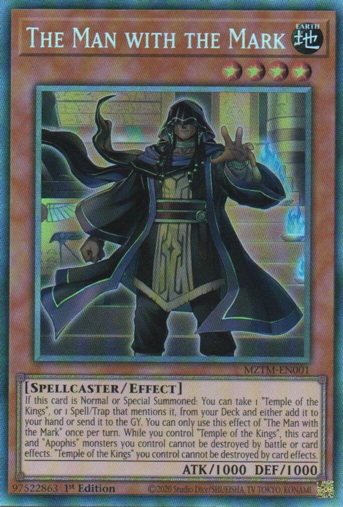 [COLLECTOR RARE] The Man with the Mark (CR) - (MZTM-EN001) - 1st Edition