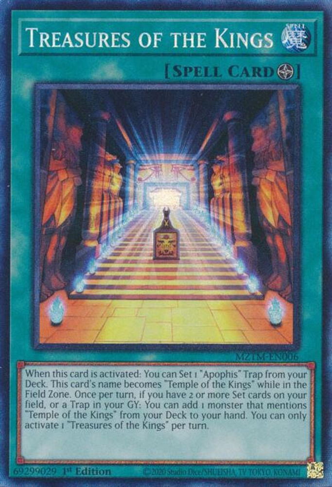 [COLLECTOR RARE] Treasures of the Kings (CR) - (MZTM-EN006) - 1st Edition