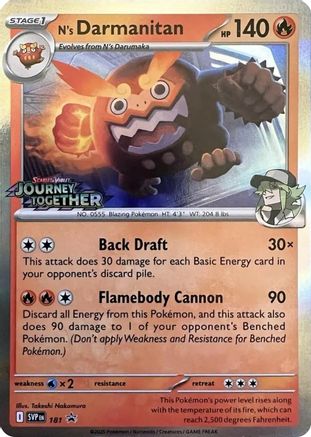 N's Darmanitan - SVP 181 - Pokemon SV Scarlet & Violet Promo