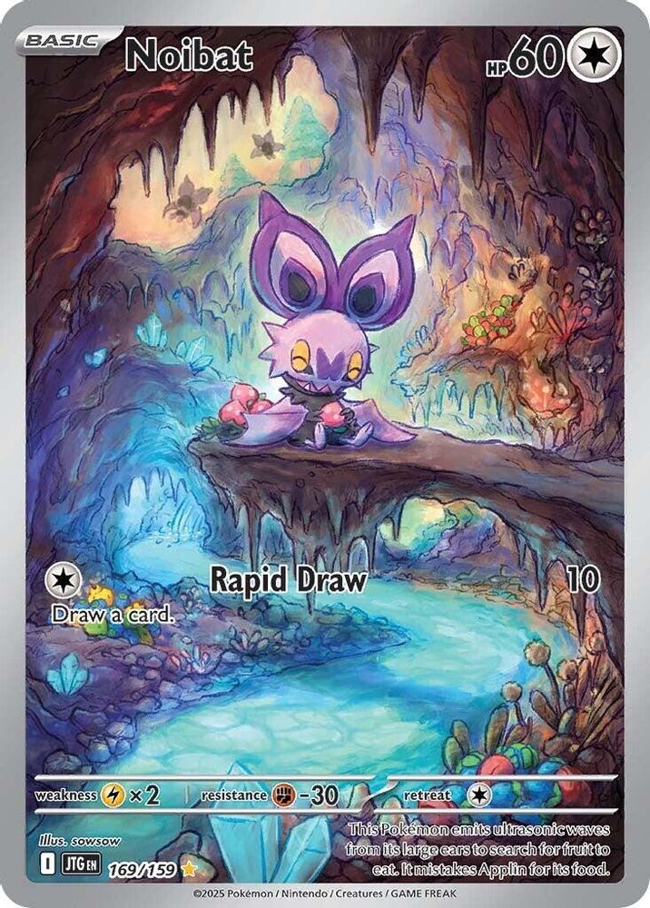 Noibat - [  169/159 ] - Illustration Rare - Pokemon SV09 Journey Together