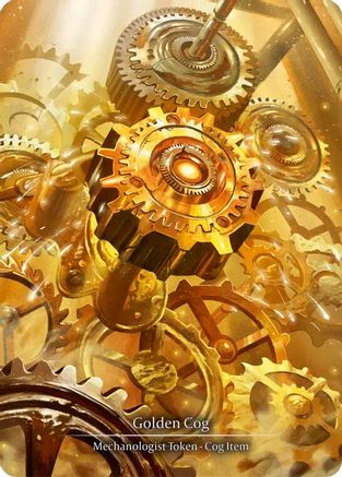 [Rainbow Foil] Golden Cog (Treasure) (#SEA042) - Pirate Booty - FAB High Seas