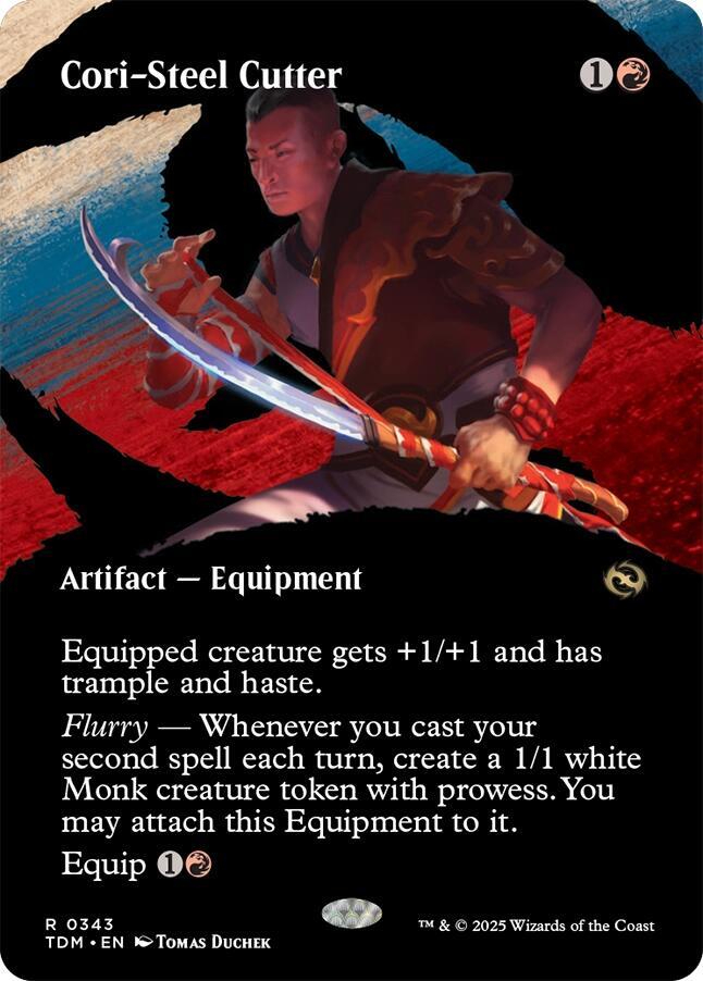 BORDERLESS Cori-Steel Cutter - Rare Tarkir: Dragonstorm