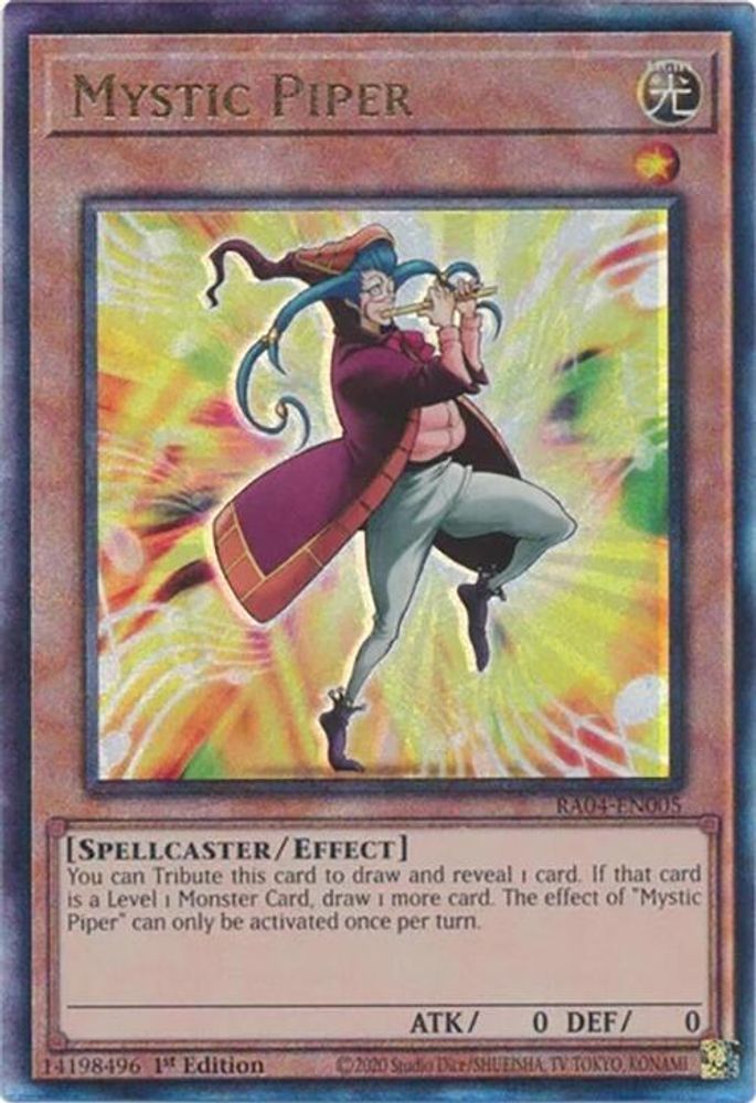 [ULTIMATE RARE] Mystic Piper (PUR) - (RA04-EN005) - 1st Edition