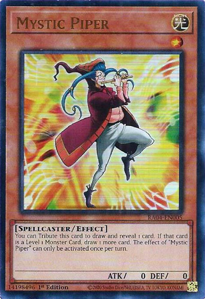[ULTRA RARE] Mystic Piper (UR) - (RA04-EN005) - 1st Edition
