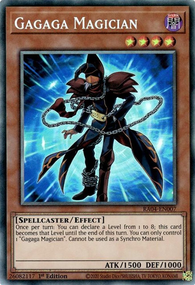 [COLLECTOR RARE] Gagaga Magician (PCR) - (RA04-EN007) - 1st Edition