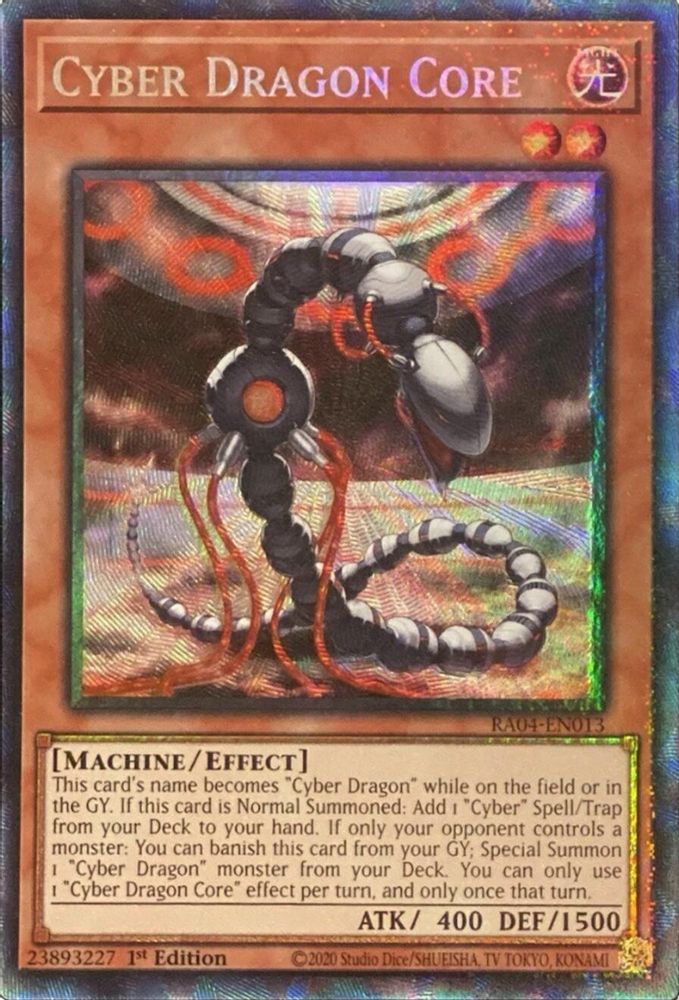 [COLLECTOR RARE] Cyber Dragon Core (PCR) - (RA04-EN013) - 1st Edition