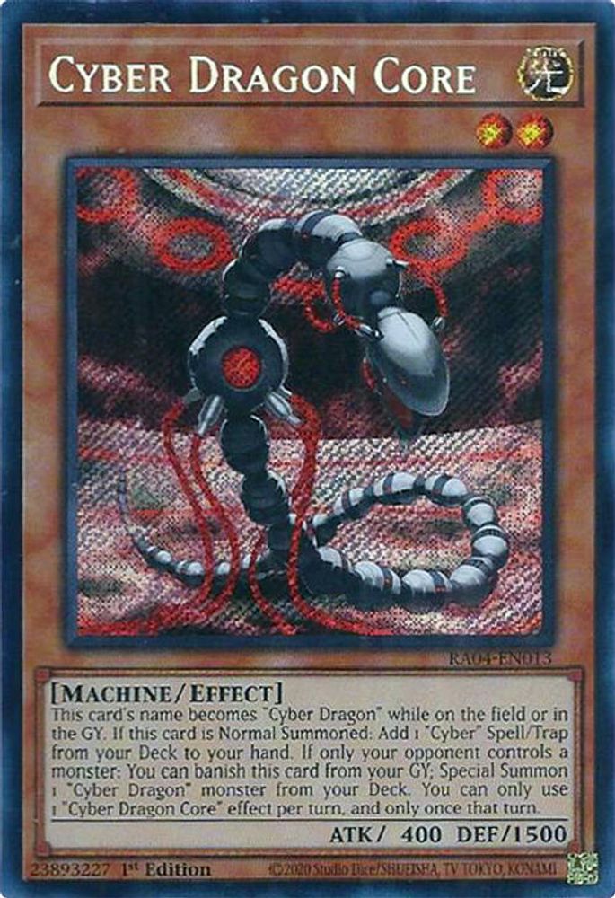 [SECRET RARE] Cyber Dragon Core (Secret Rare) - (RA04-EN013) - 1st Edition