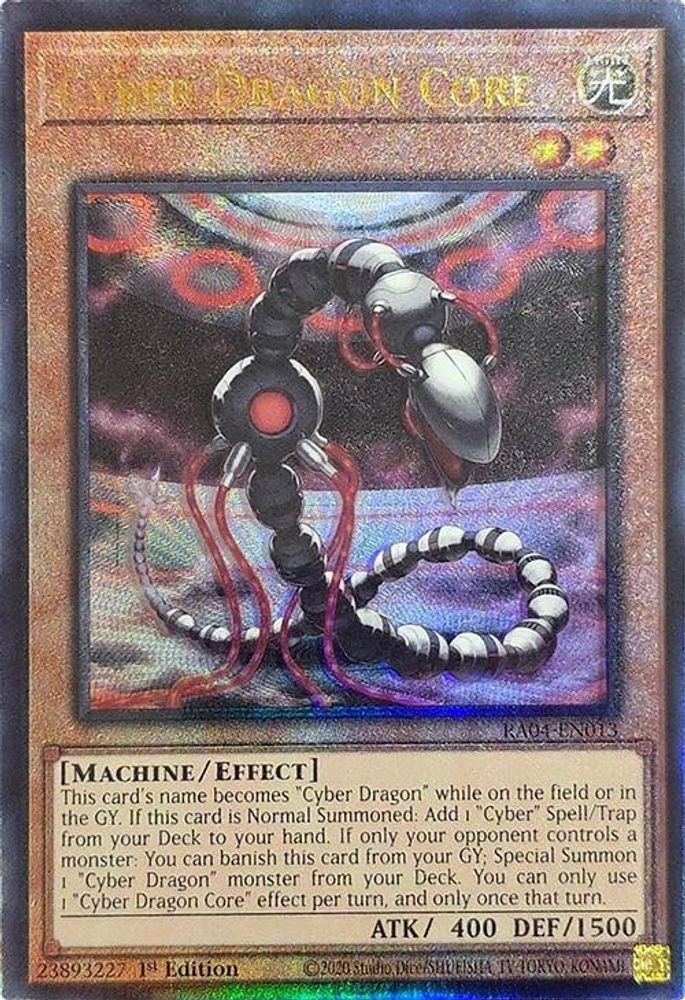 [ULTIMATE RARE] Cyber Dragon Core (PUR) - (RA04-EN013) - 1st Edition