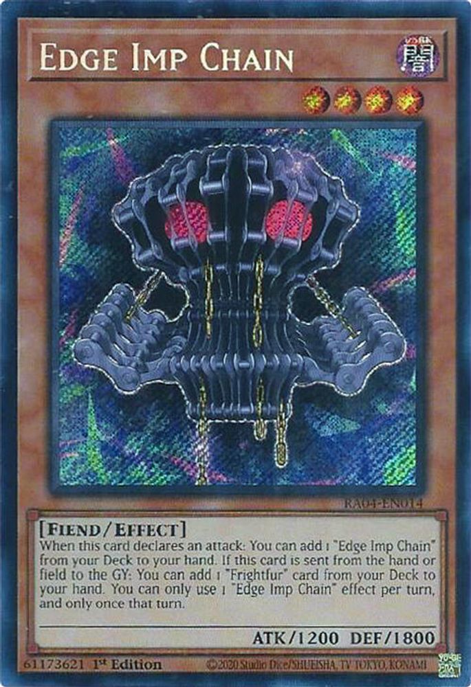 [SECRET RARE] Edge Imp Chain (Secret Rare) - (RA04-EN014) - 1st Edition