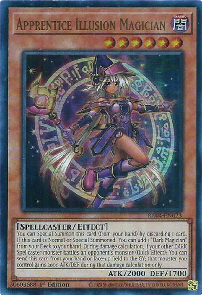 [ULTRA RARE] Apprentice Illusion Magician (UR) - (RA04-EN023) - 1st Edition
