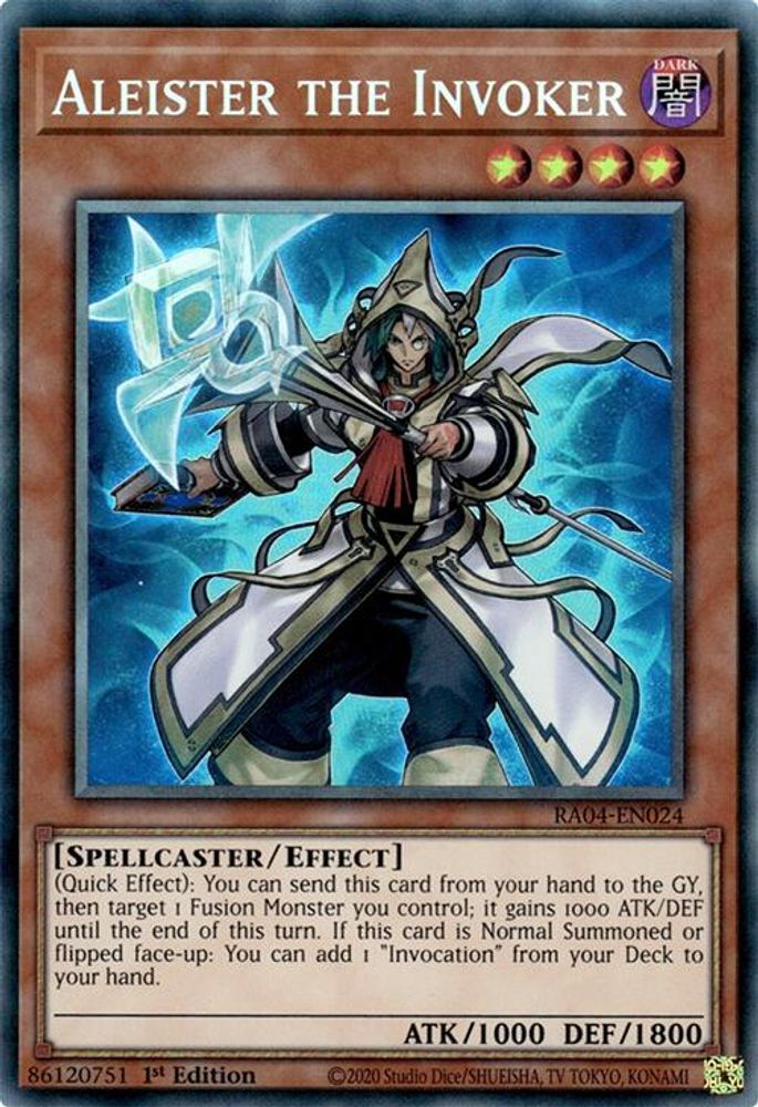 [COLLECTOR RARE] Aleister the Invoker (Alternate Art) (PCR) - (RA04-EN024) - 1st Edition