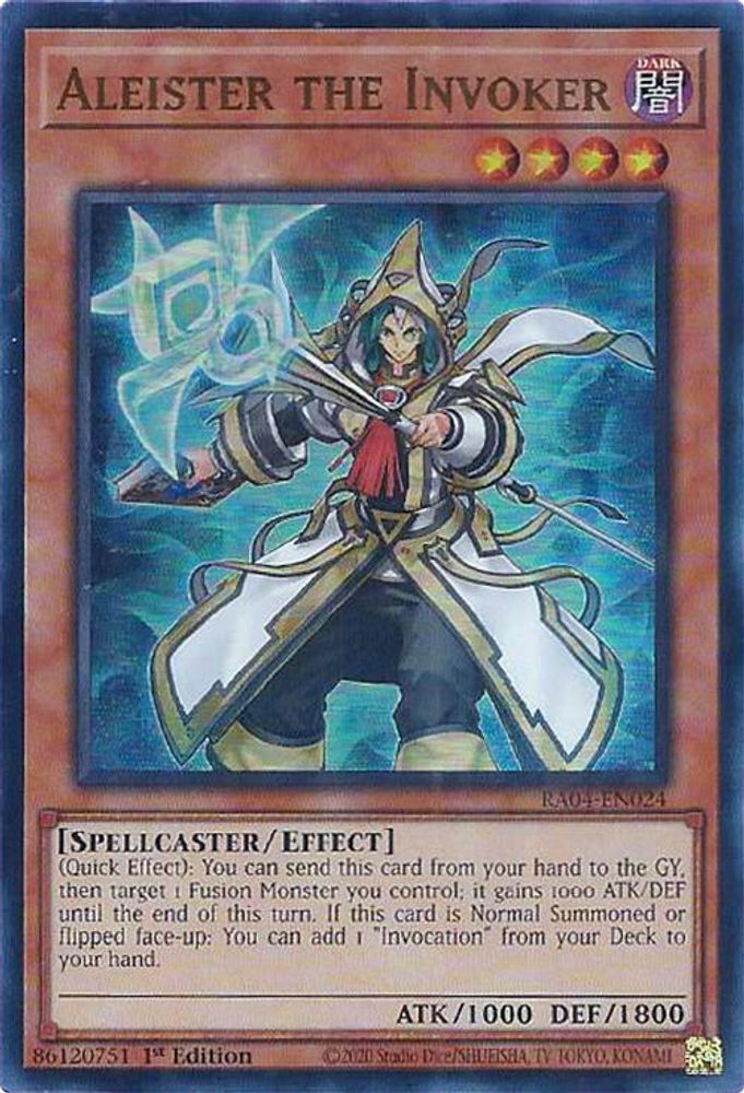 [ULTRA RARE] Aleister the Invoker (Alternate Art) (UR) - (RA04-EN024) - 1st Edition