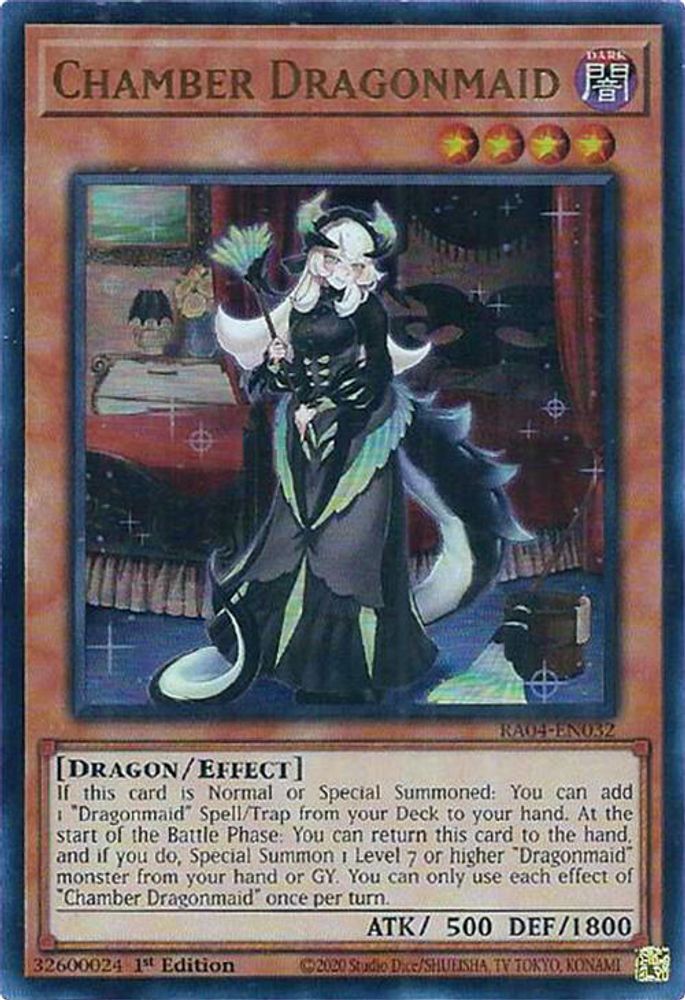 [ULTRA RARE] Chamber Dragonmaid (UR) - (RA04-EN032) - 1st Edition