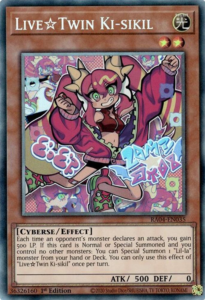 [COLLECTOR RARE] Live Twin Ki-sikil (PCR) - (RA04-EN035) - 1st Edition