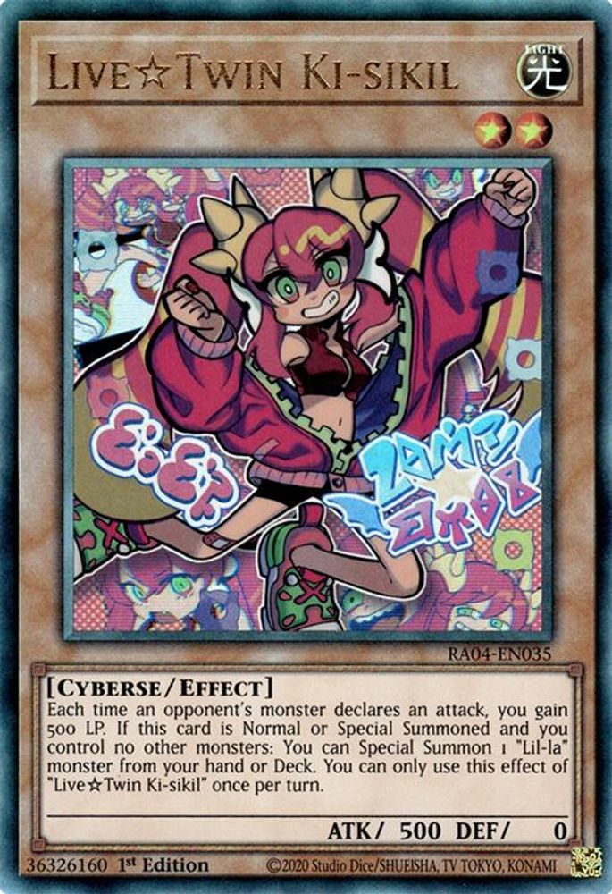 [ULTIMATE RARE] Live Twin Ki-sikil (PUR) - (RA04-EN035) - 1st Edition