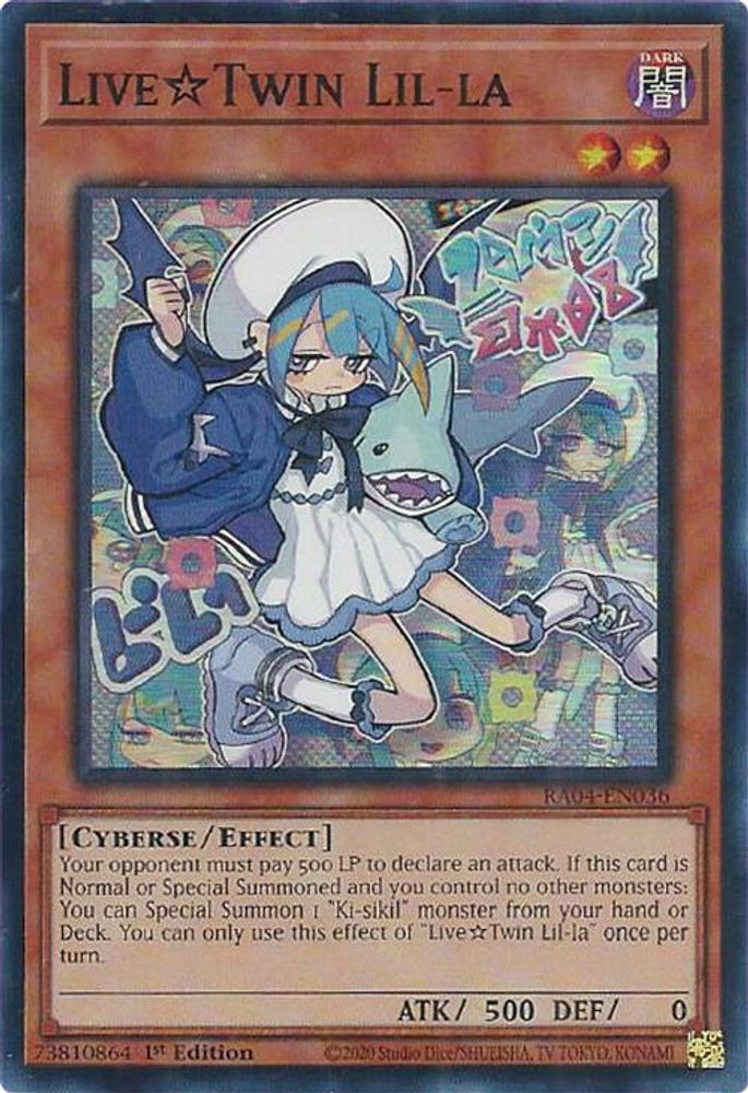 [SUPER RARE] Live Twin Lil-la - (RA04-EN036) - 1st Edition