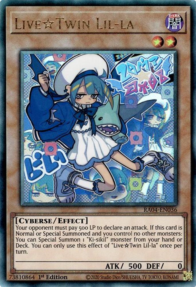 [ULTIMATE RARE] Live Twin Lil-la (PUR) - (RA04-EN036) - 1st Edition