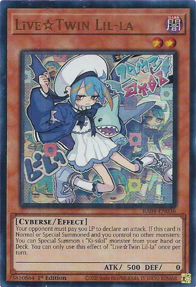 [ULTRA RARE] Live Twin Lil-la (UR) - (RA04-EN036) - 1st Edition