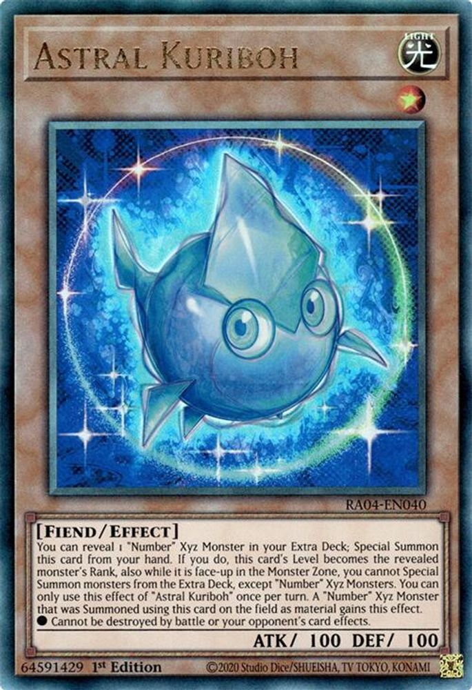 [ULTIMATE RARE] Astral Kuriboh (PUR) - (RA04-EN040) - 1st Edition