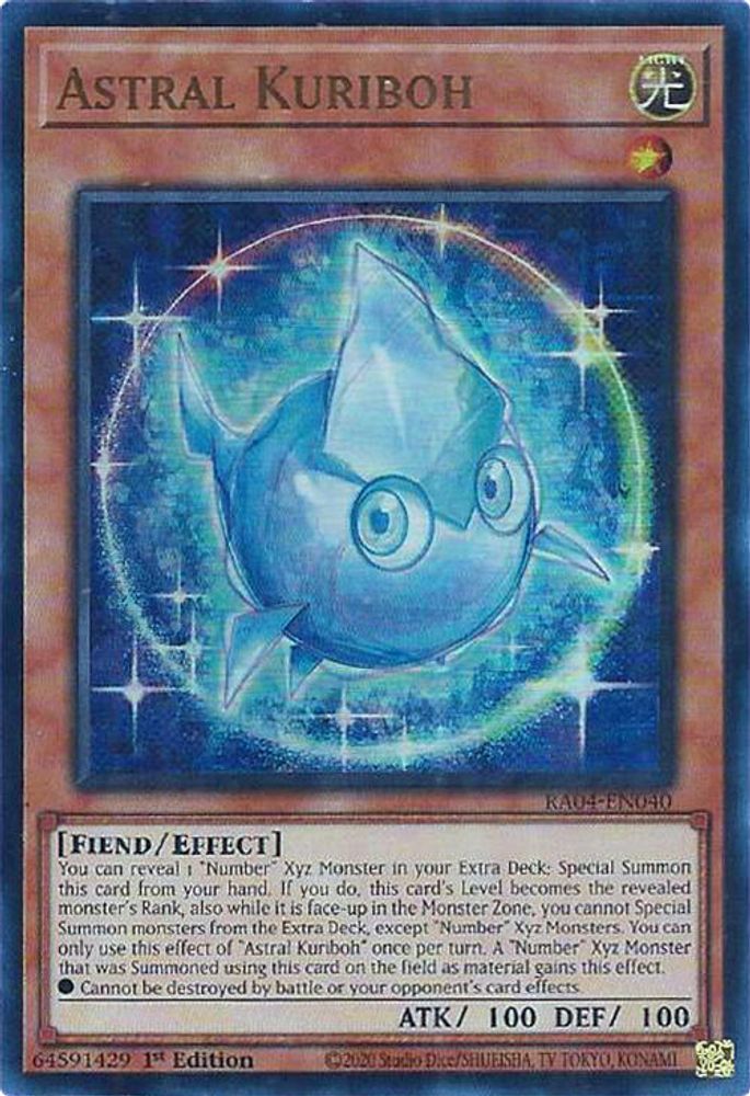 [ULTRA RARE] Astral Kuriboh (UR) - (RA04-EN040) - 1st Edition