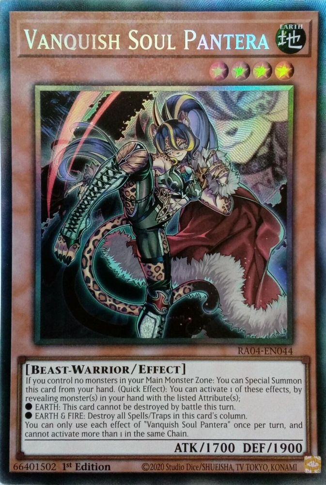 [COLLECTOR RARE] Vanquish Soul Pantera (PCR) - (RA04-EN044) - 1st Edition