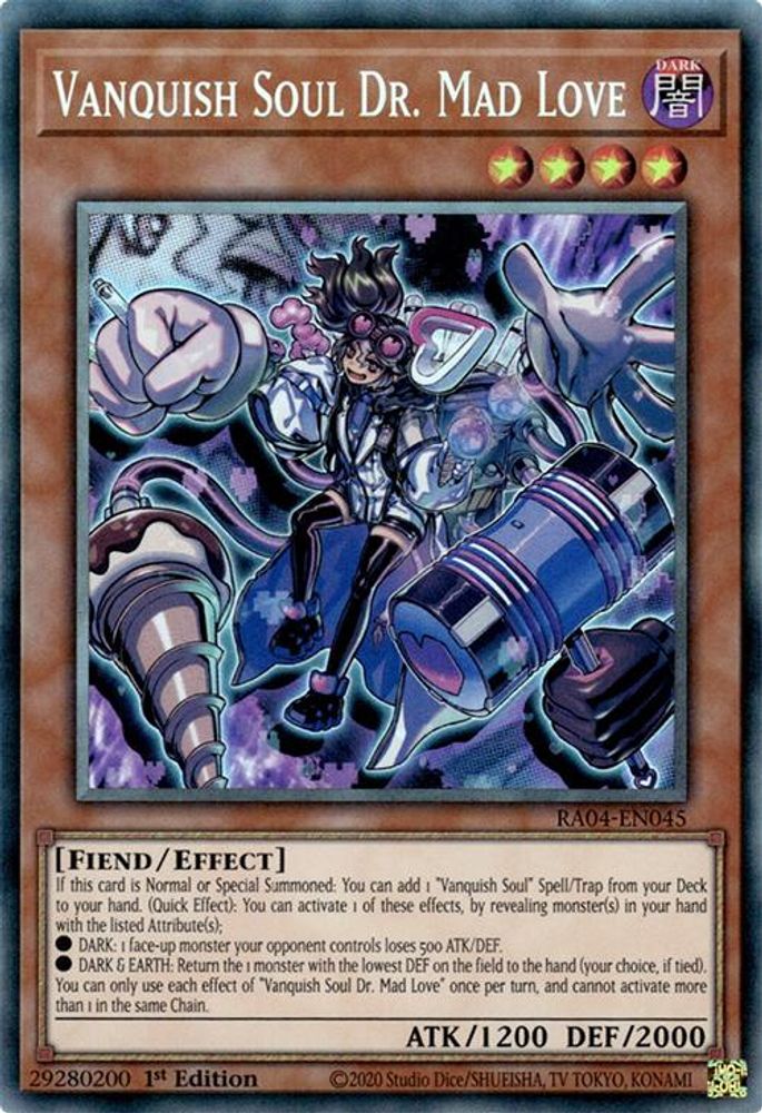 [COLLECTOR RARE] Vanquish Soul Dr. Mad Love (PCR) - (RA04-EN045) - 1st Edition