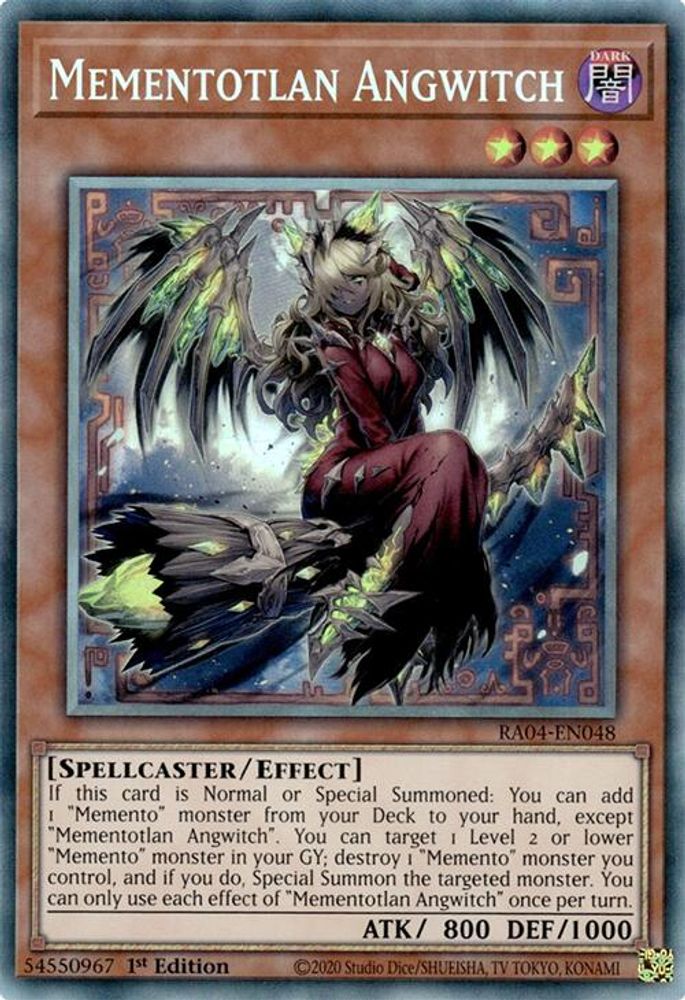 [COLLECTOR RARE] Mementotlan Angwitch (PCR) - (RA04-EN048) - 1st Edition