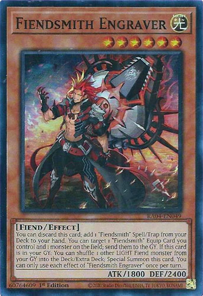 [SUPER RARE] Fiendsmith Engraver - (RA04-EN049) - 1st Edition