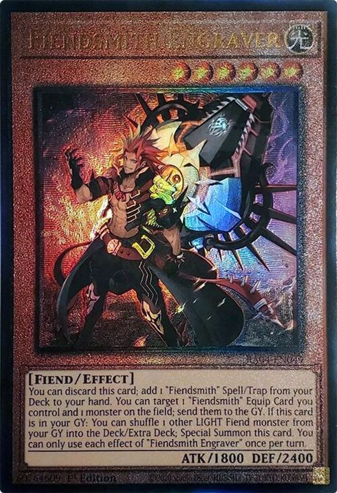 [ULTIMATE RARE] Fiendsmith Engraver (PUR) - (RA04-EN049) - 1st Edition