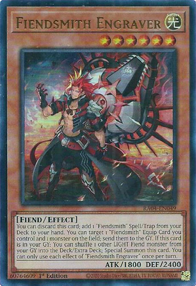 [ULTRA RARE] Fiendsmith Engraver (UR) - (RA04-EN049) - 1st Edition