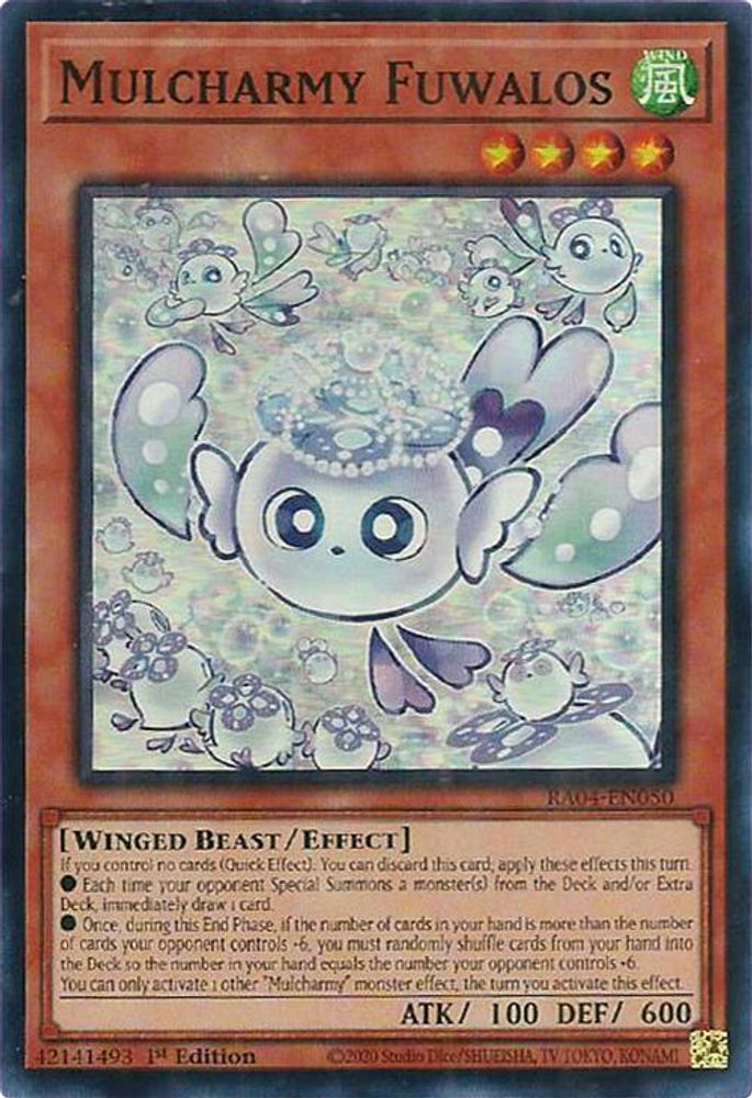 [SUPER RARE] Mulcharmy Fuwalos - (RA04-EN050) - 1st Edition
