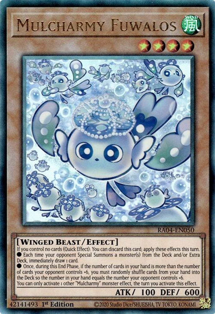 [ULTIMATE RARE] Mulcharmy Fuwalos (PUR) - (RA04-EN050) - 1st Edition